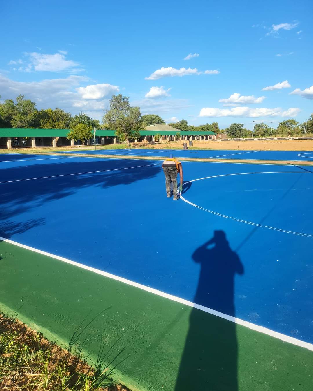 Tennis court restoration