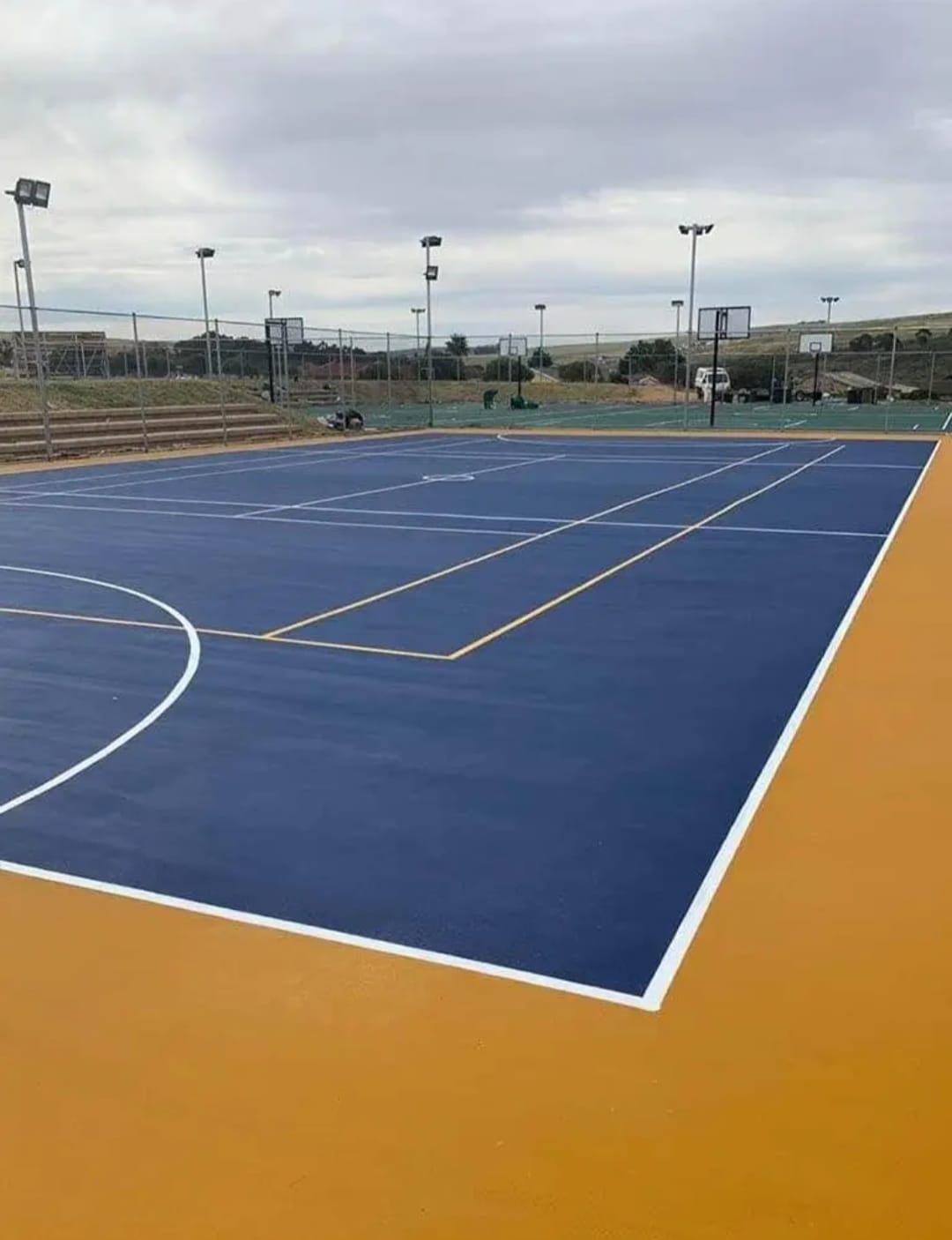 Court finishing